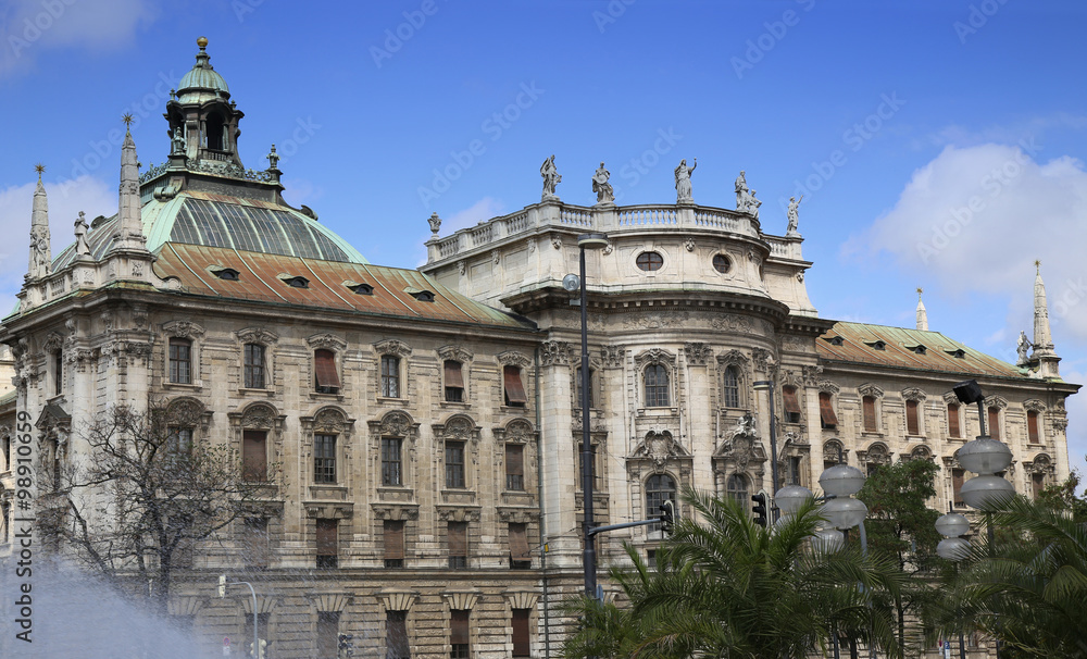 Palace of Justice (Justizpalast ) in Munich, Bavaria, Germany Palace of Justice (Justizpalast ) in Munich, Bavaria, Germany