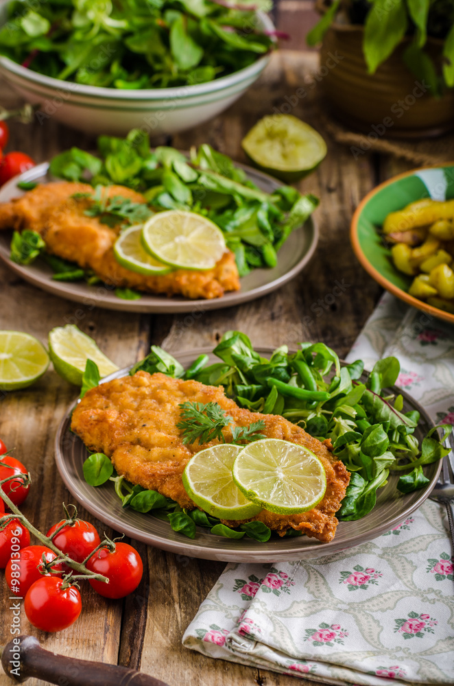 True Viennese schnitzel True Viennese schnitzel