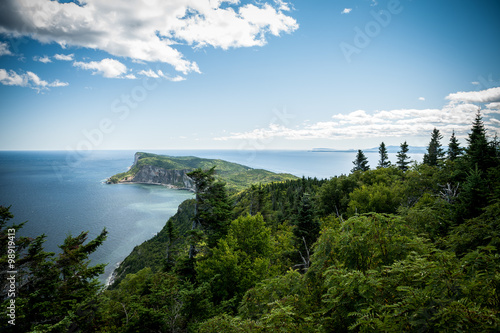 Forillon National Park scenic view  Gaspe peninsula  Quebec  Canada