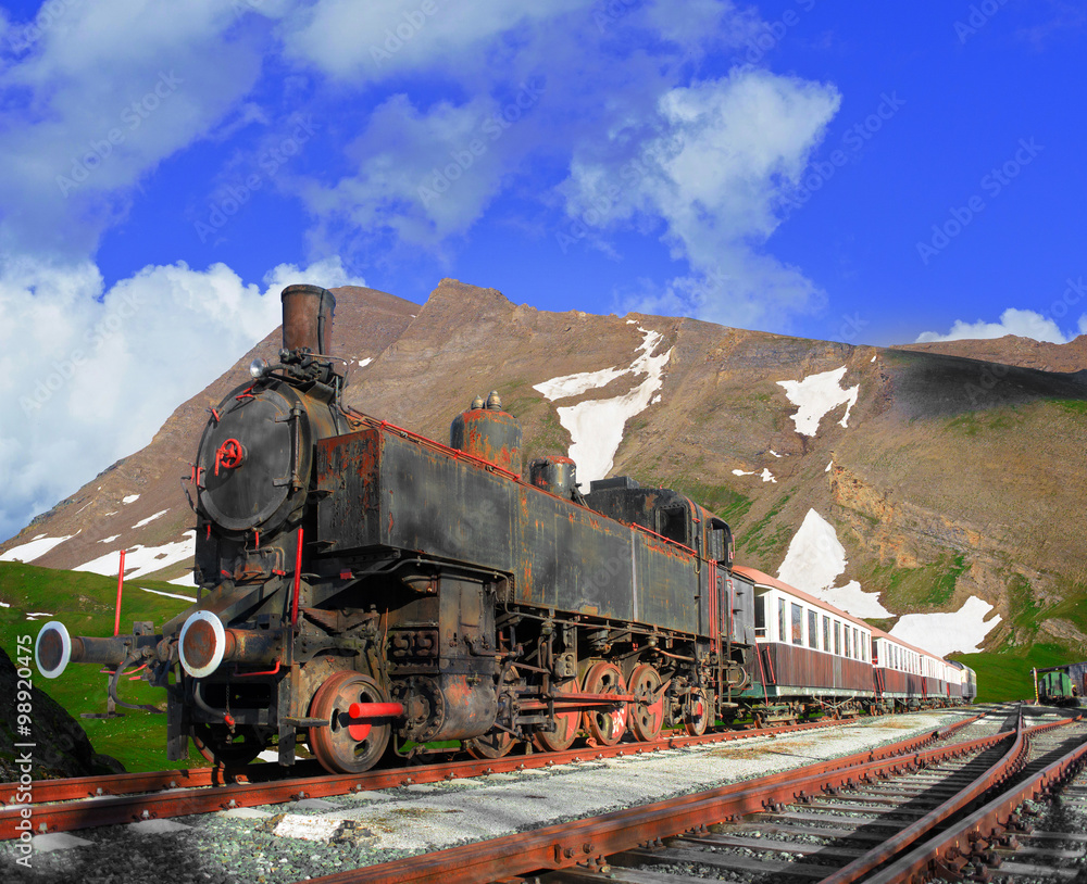 Obraz premium Dampflokomotive