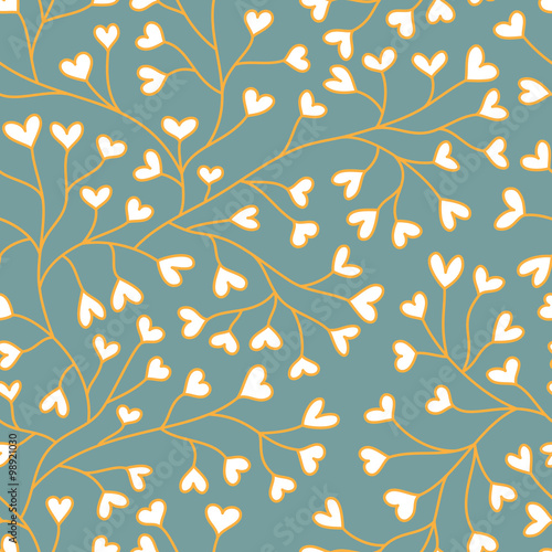 Seamless backgroung with hearts