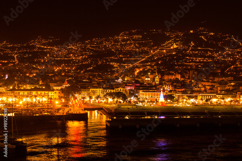 Funchal Madeira bei Nacht