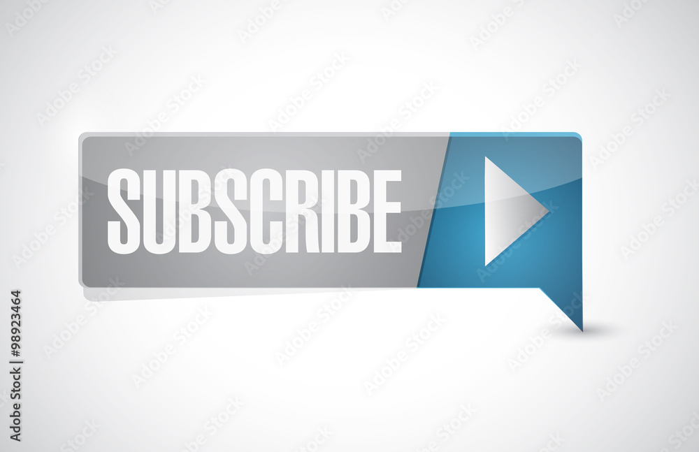 subscribe button sign illustration subscribe button sign illustration