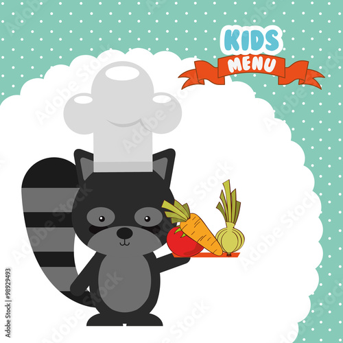 kids menu design