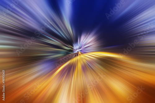 Night acceleration speed motion, abstract background.