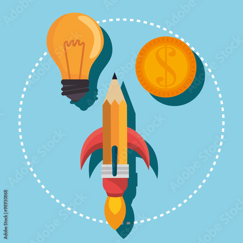 Business entrepreneur and start up company 