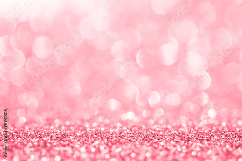 Pink glitter for abstract background