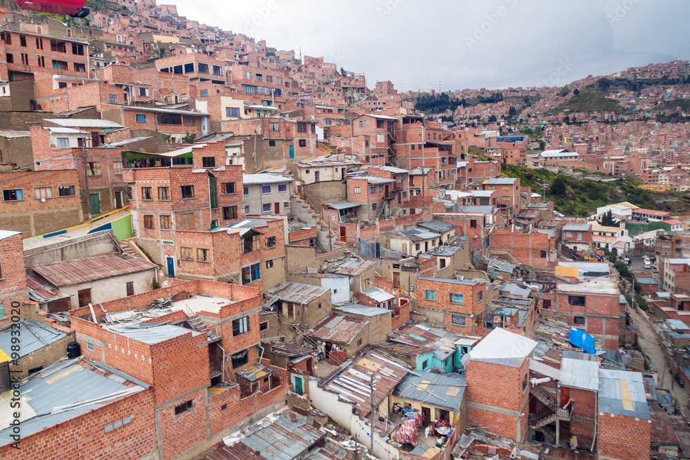 Houses of La Paz, Bolivia