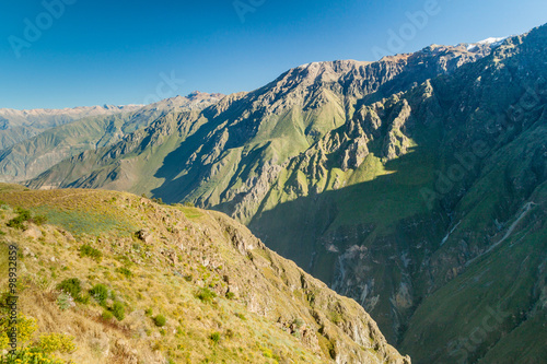 Colca canyon in Peru