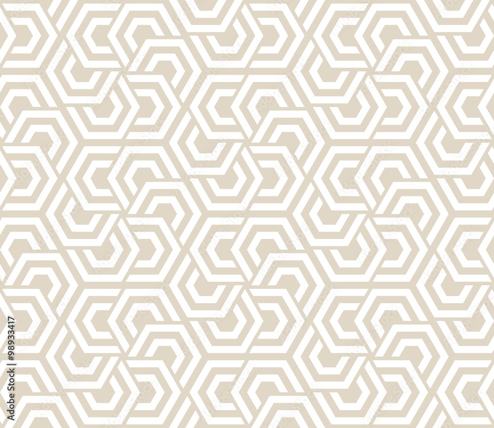 Vector seamless template. Modern geometric background. Repeating pattern of hexagons. Vector seamless template. Modern geometric background. Repeating pattern of hexagons.