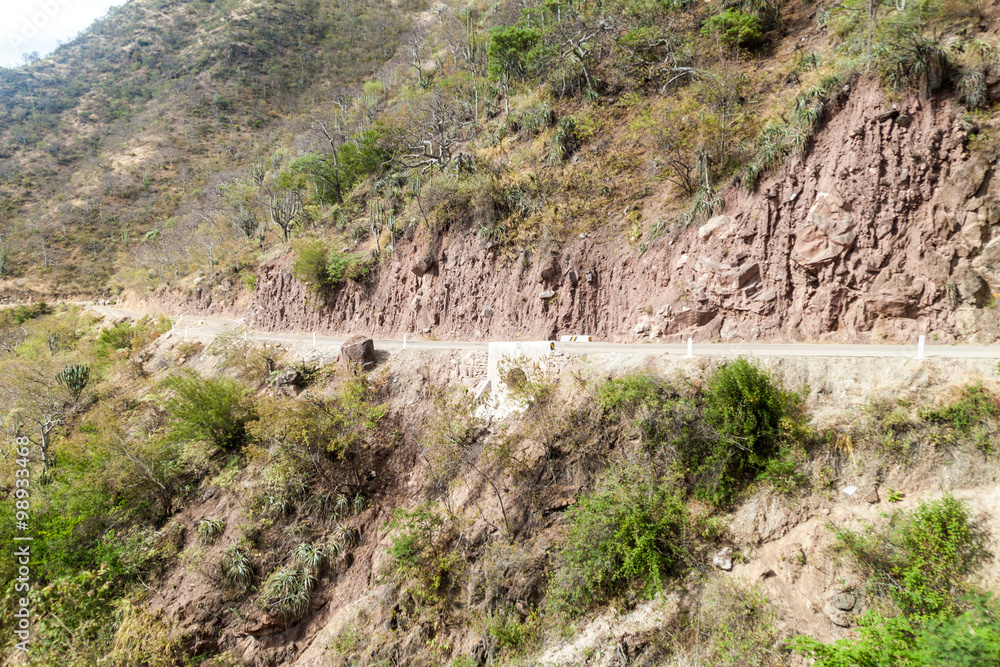 Mountain road between Celendin and Balsas, Peru. Mountain road between Celendin and Balsas, Peru.