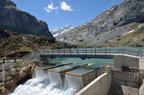 Gloriettes dam in the French Pyrenees photo