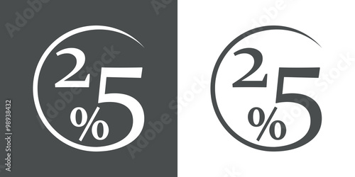 Icono plano 25% #1