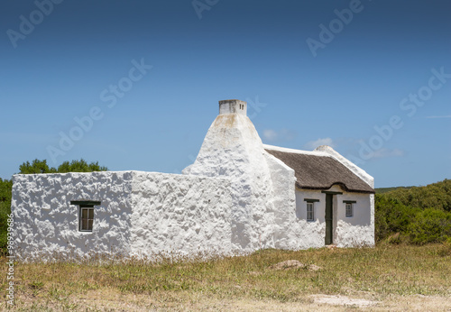 Traditional fisherman's cottage at Cape Agulhas South Africa