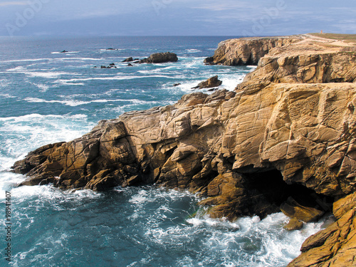 Canvastavla france. brittany. cote sauvage. quiberon..�david martyn hughes