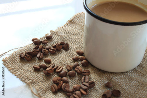 Coffee and Coffee Beans photo
