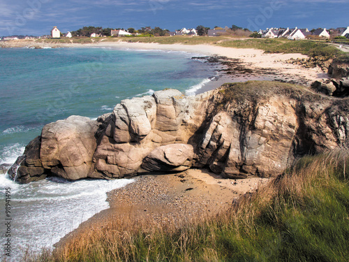 Obraz na plátně france. brittany. cote sauvage. quiberon..�david martyn hughes