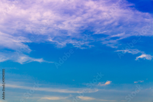 Beautiful of blue sky with cloud