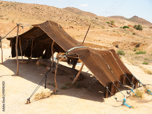 Canvas-taulu Tent In The Sahara Desert, Tunisia