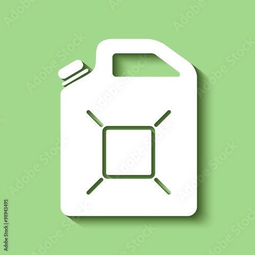 Logo jerrican. Bidon.