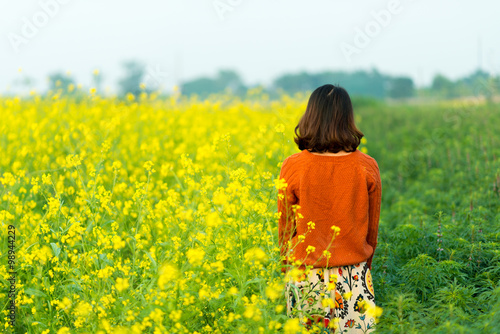 woman in flowers reform