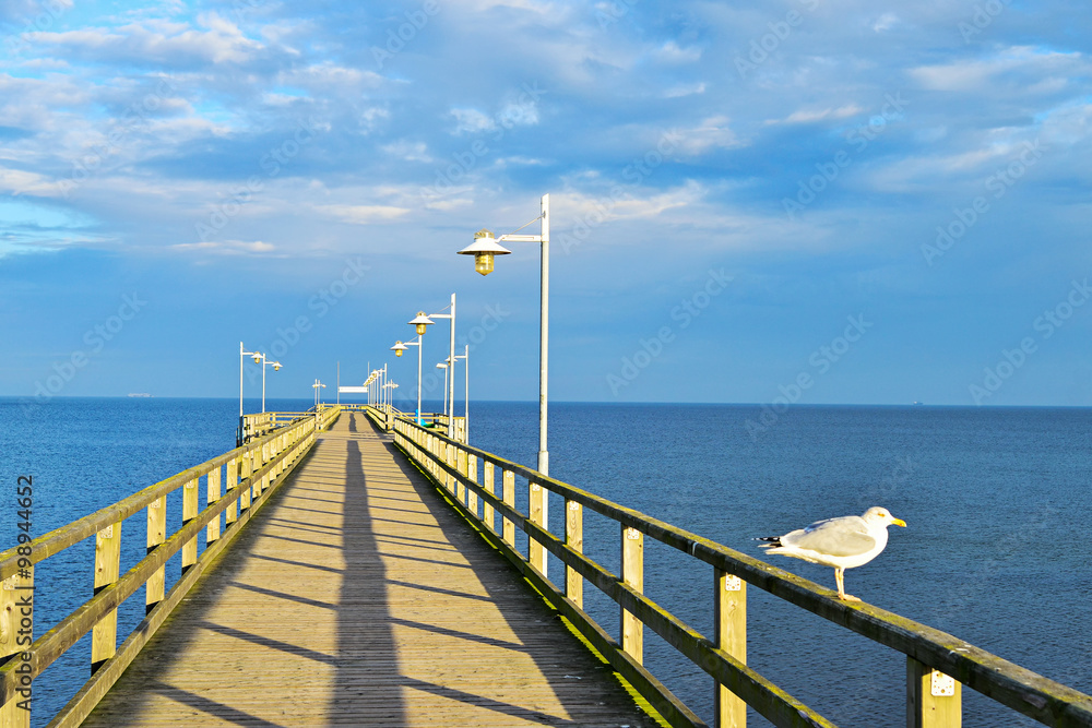 Naklejka premium Insel Usedom Seebrücke Bansin