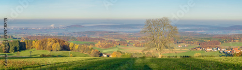 Rhönpanorama  im Herbst - 