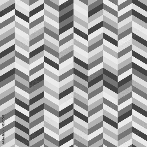 Black and White Zig Zag Abstract Background
