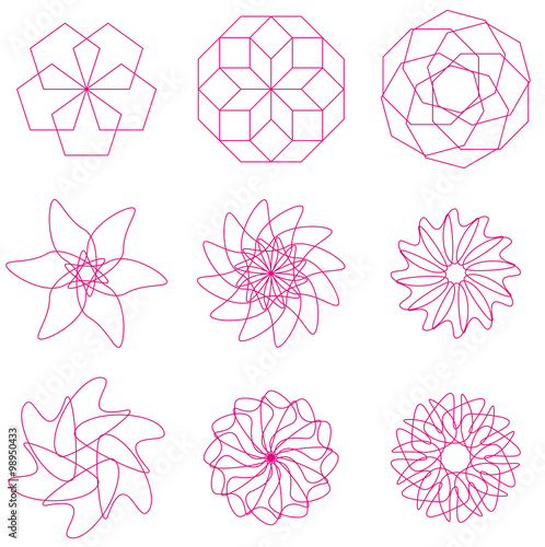 Geometric Circular Ornaments