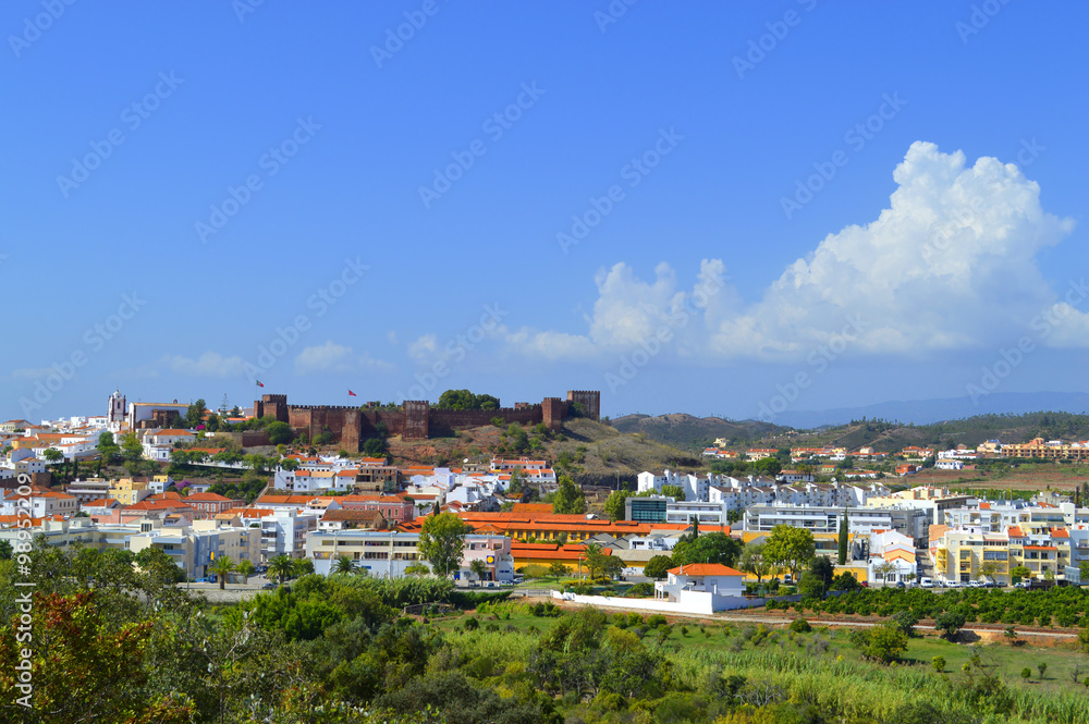 Silves city in the Algarve Portugal