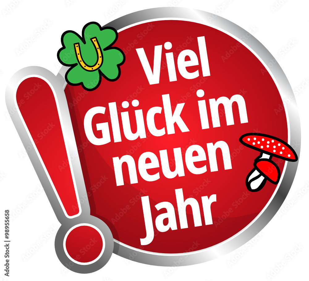 Viel Glück im neuen Jahr Adobe Stock