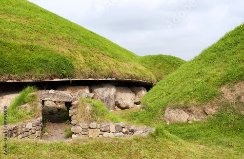 Newgrange Megalithic Passage Tomb 3200 BC , County Meath, Ireland photo