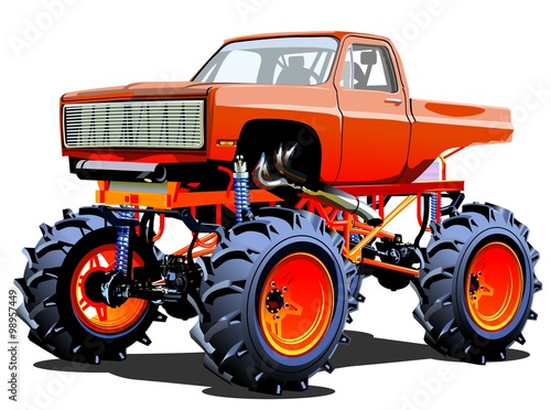 Cartoon Monster Truck