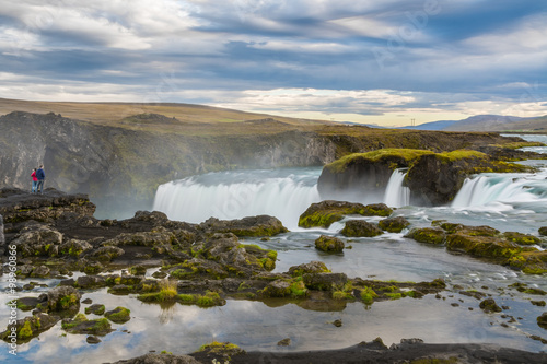 Beautiful Godafoss waterfall in Iceland