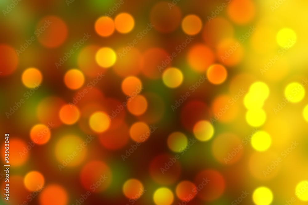 Green and yellow bokeh Green and yellow bokeh