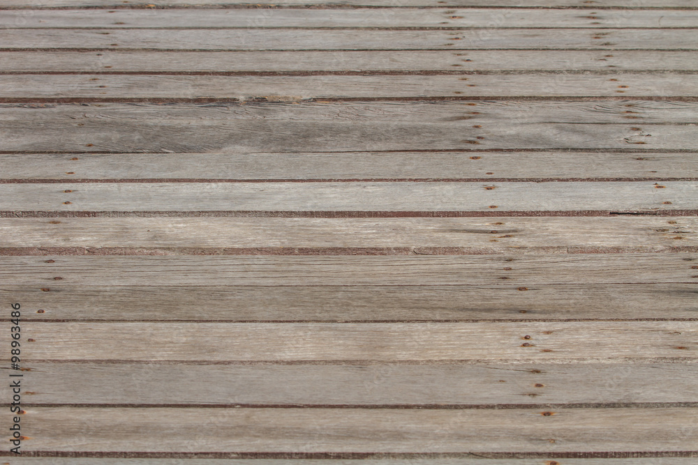 Fototapeta premium Wooden bridge in forest