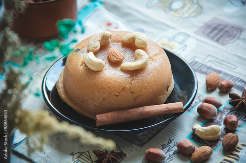 semolina halva, halvah, halava  photo