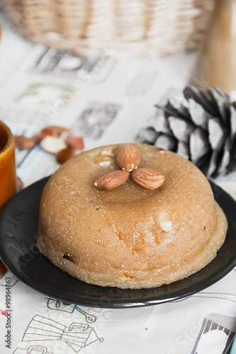 semolina halva, halvah, halava  photo