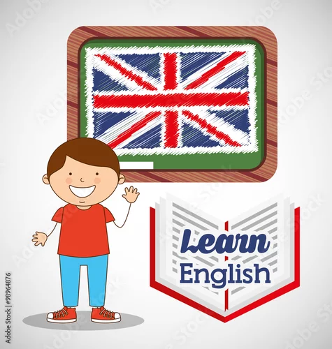 Obraz uczyć się angielskiego projektowania