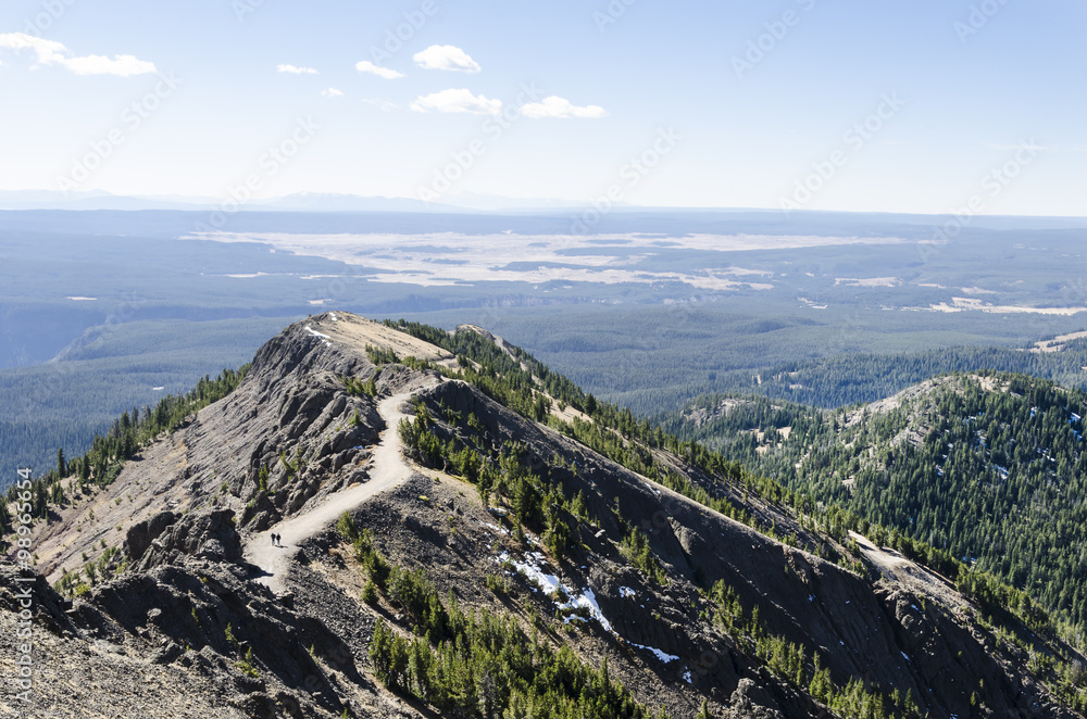 View from Mount Washburn - Yellowstone National Park - Wyoming - USA