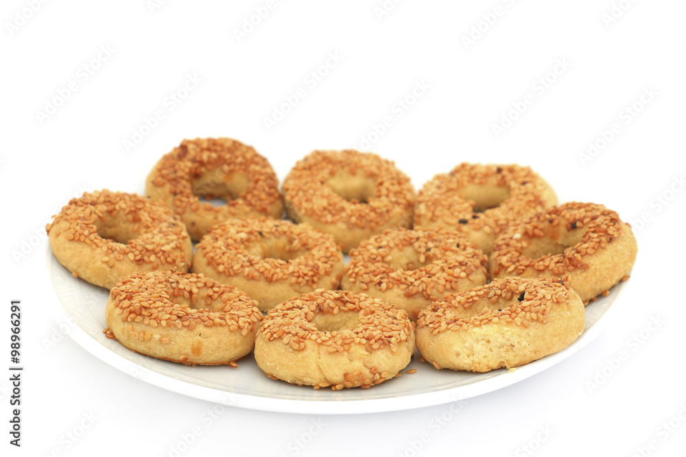 Sesame cookies Sesame cookies