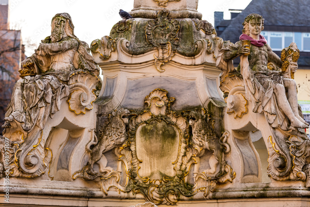 Fototapeta premium Brunnen in Trier