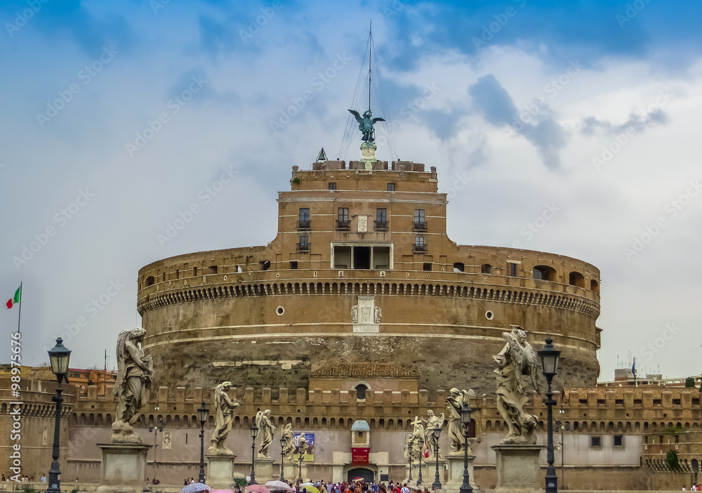 Castle Sant' Angelo & Bridge of Angels - Rome, Italy
Castle Sant' Angelo & Bridge of Angels - Rome, Italy