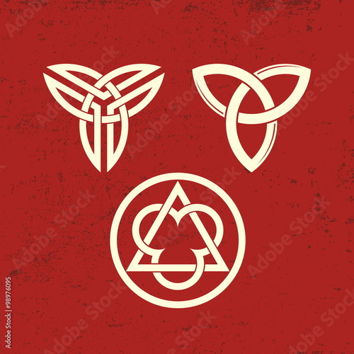 Trinity symbols. Christian.