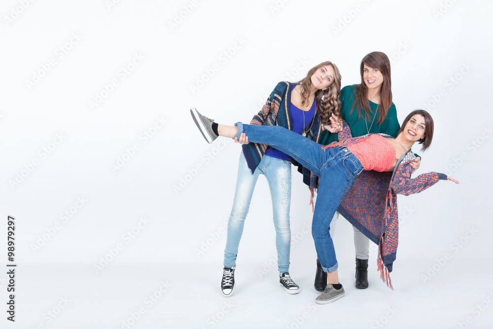 Fototapeta premium Happy sisters