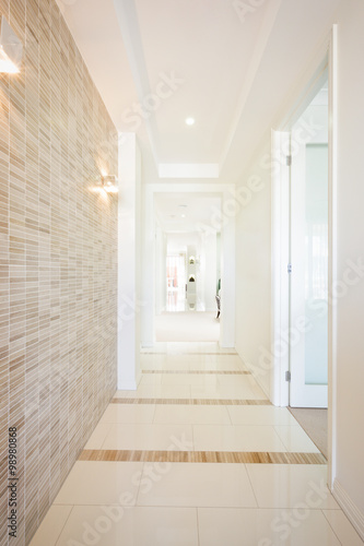 A beautiful picture of street in home with rooms around it