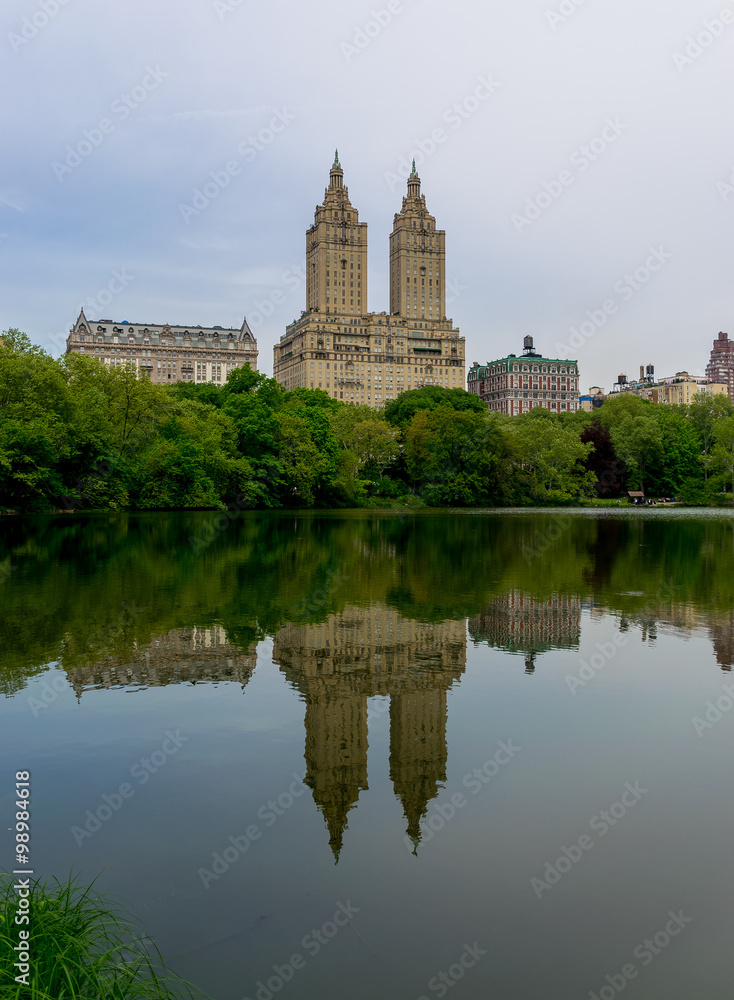 New York City Central Park The Eldorado Reflection

