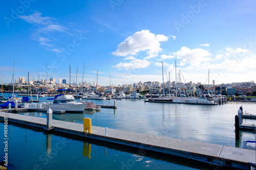 San Francisco Marina and Boats