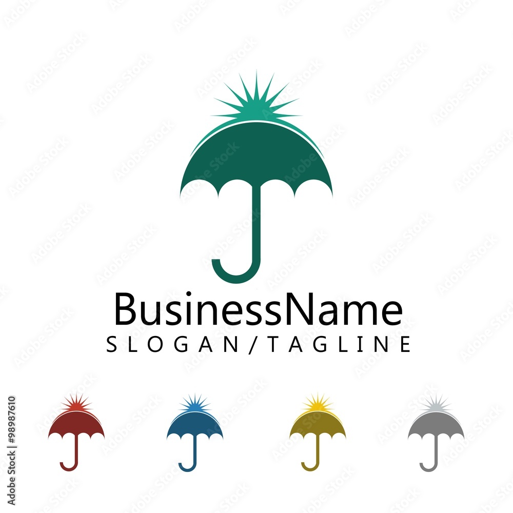 insurance logo icon vector
