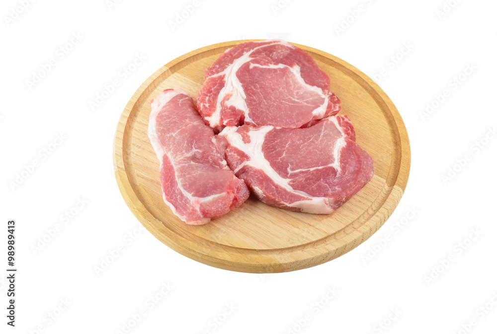 Raw meat steak Raw meat steak